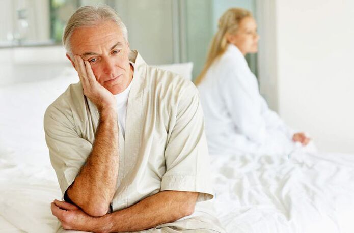 Increase men older than 60 years